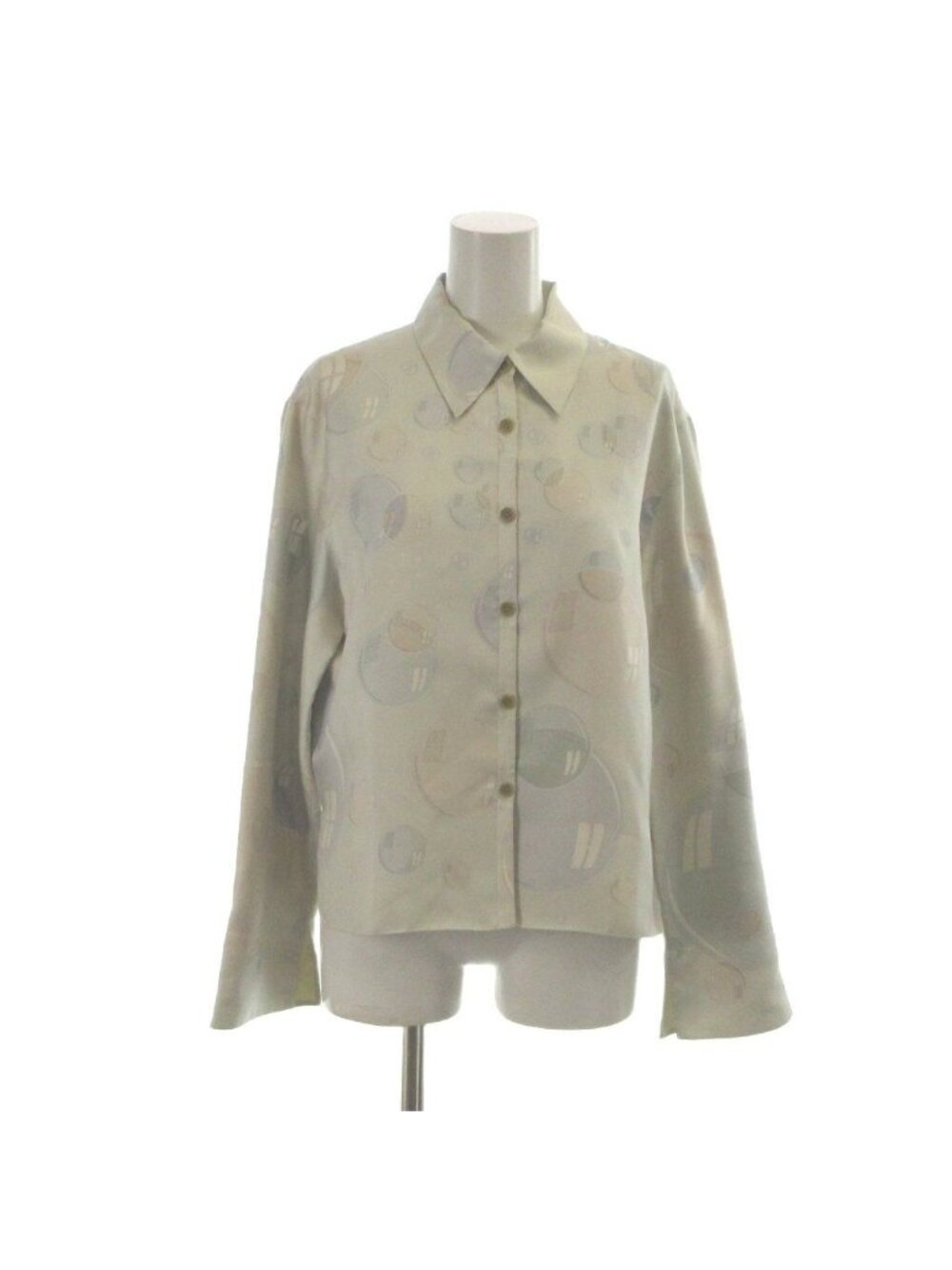 Hermes Martin Margiela Era Bal de Bulles Soap Bubble Shirt Blouse Long Sleeve - Picture 1 of 6